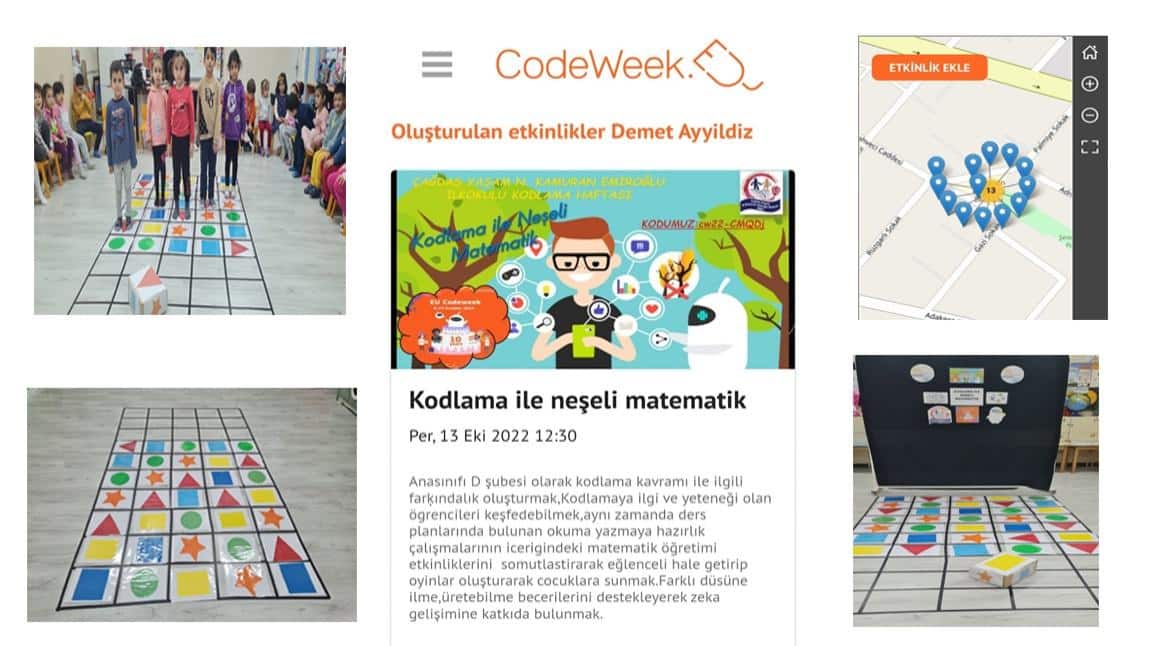 CodeWeek-Kodlama İle Neşeli Matematik